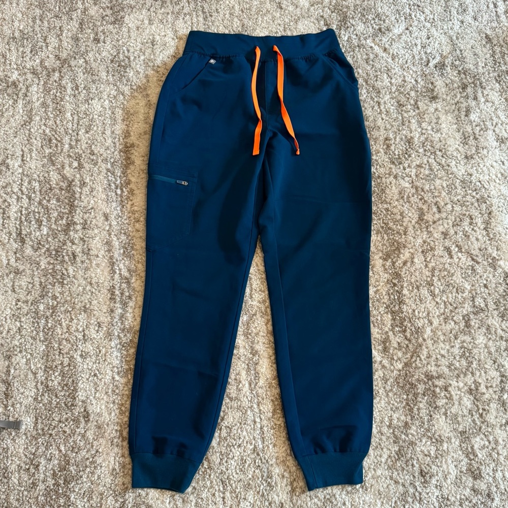 FIGS Deep Reef, Zamora High Waisted 2.0 Jogger Scrub Pants
